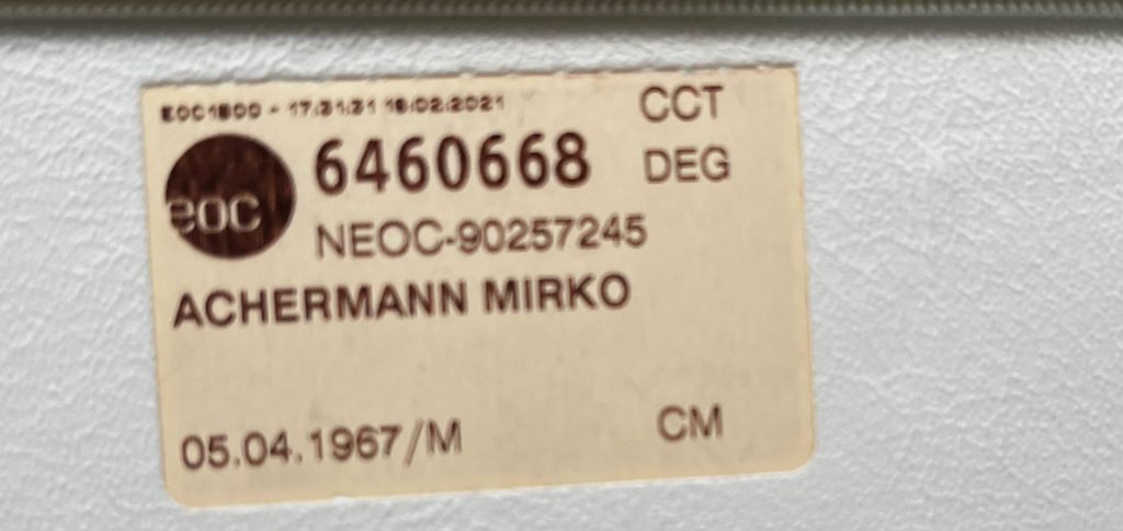 Etichetta - ECMO – Tagebuch eines auf den Kopf gestellten Lebens